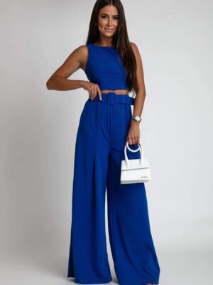 KOMPLET NIEBIESKI CHABROWY