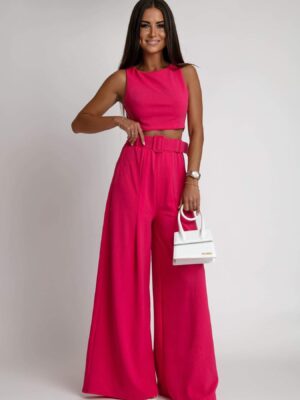 KOMPLET RÓŻOWY FUKSJA