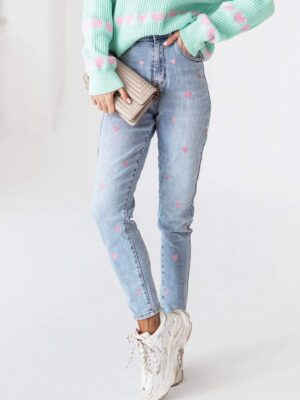 SPODNIE JEANS SERDUSZKA