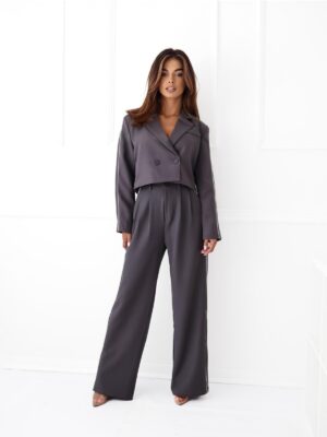 KOMPLET GARNITUROWY SZARY